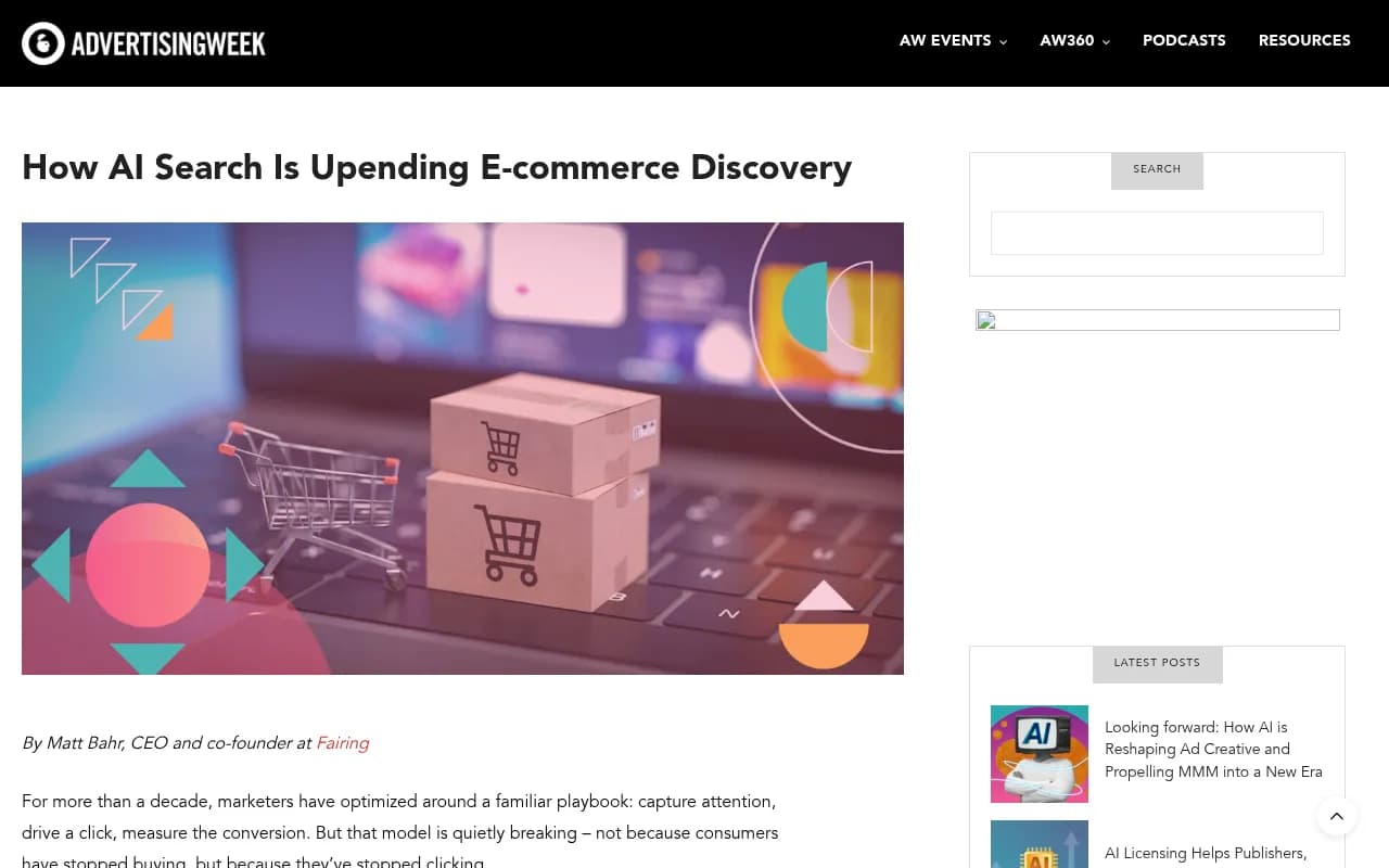 AI Search Impact on E-commerce Discovery