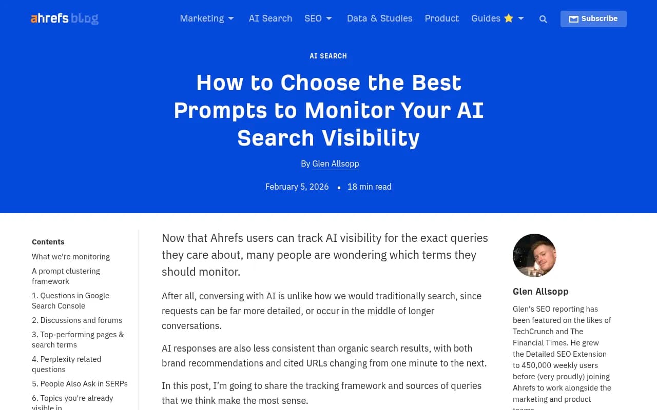 Top-performing pages analysis