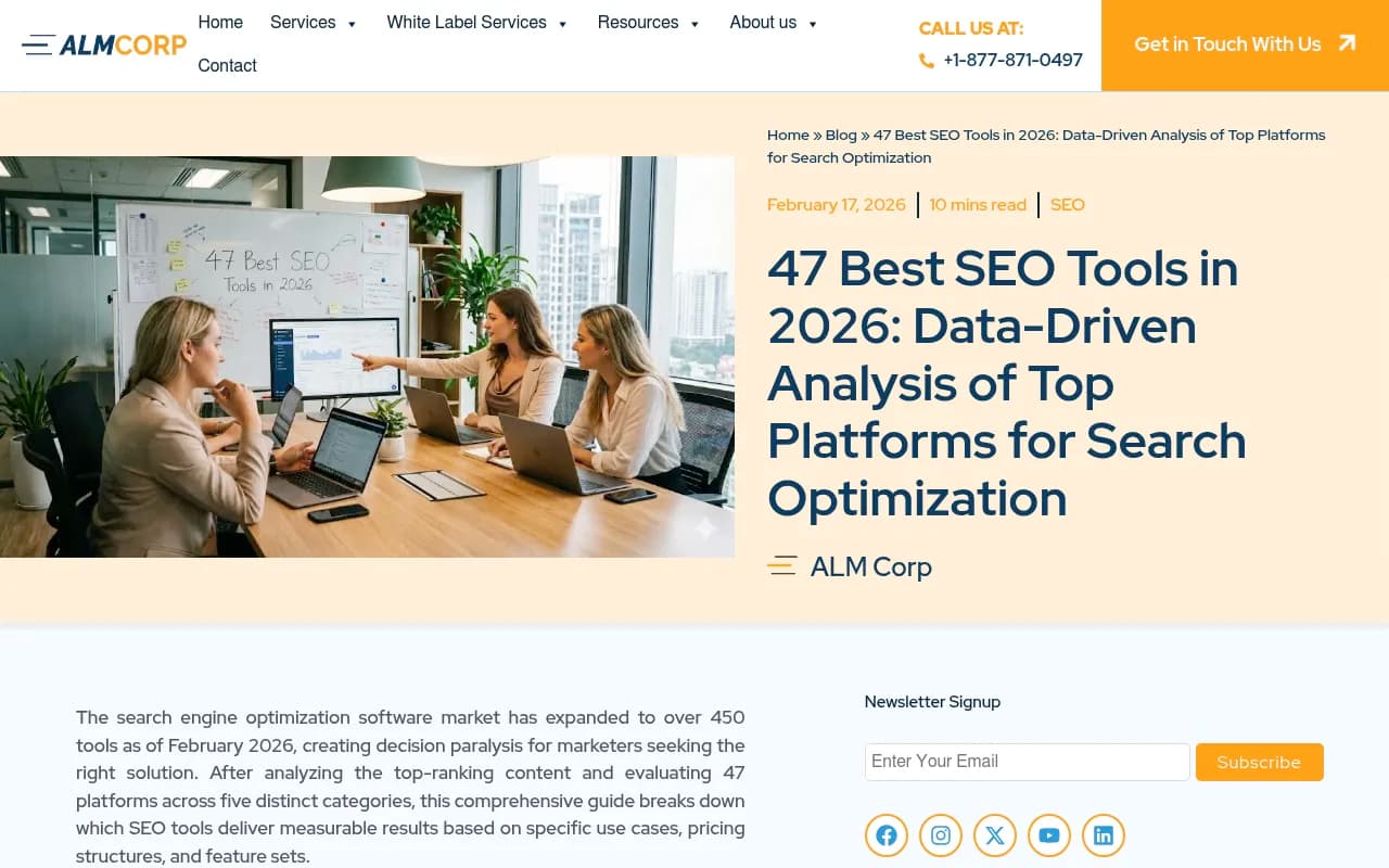 SEO Platform Comparison
