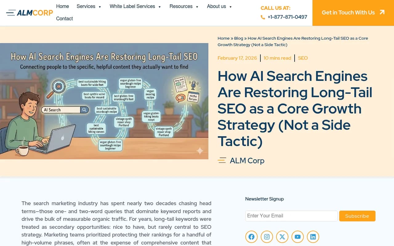 AI search and long-tail SEO strategy