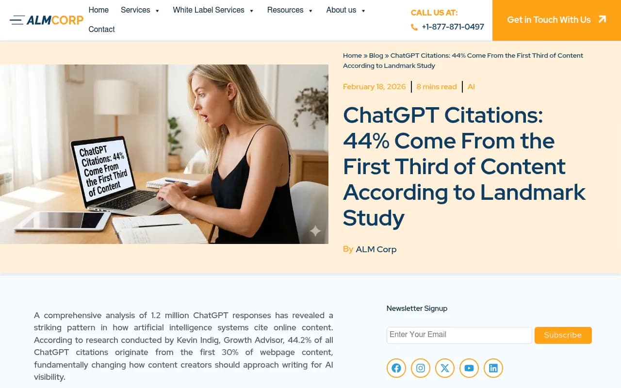 ChatGPT Citations Study