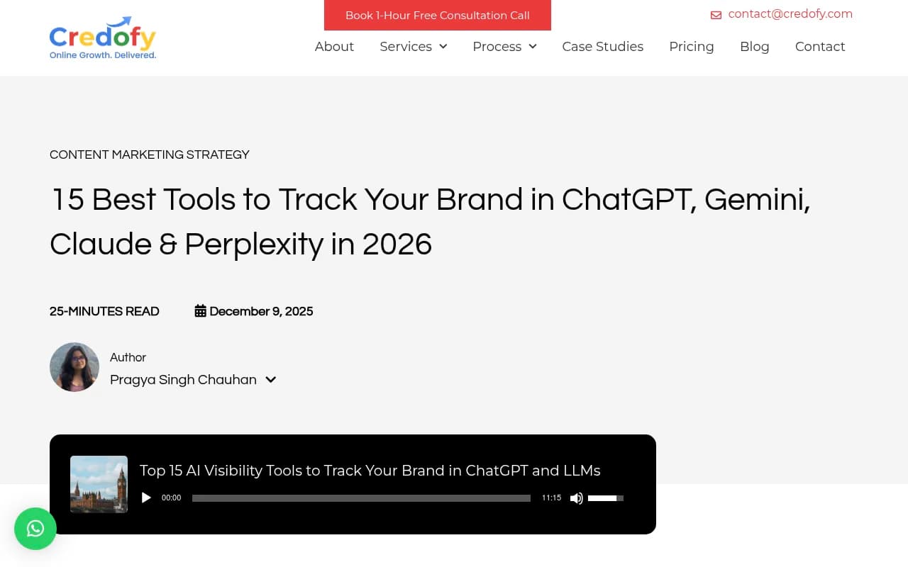 AI brand tracking tools comparison