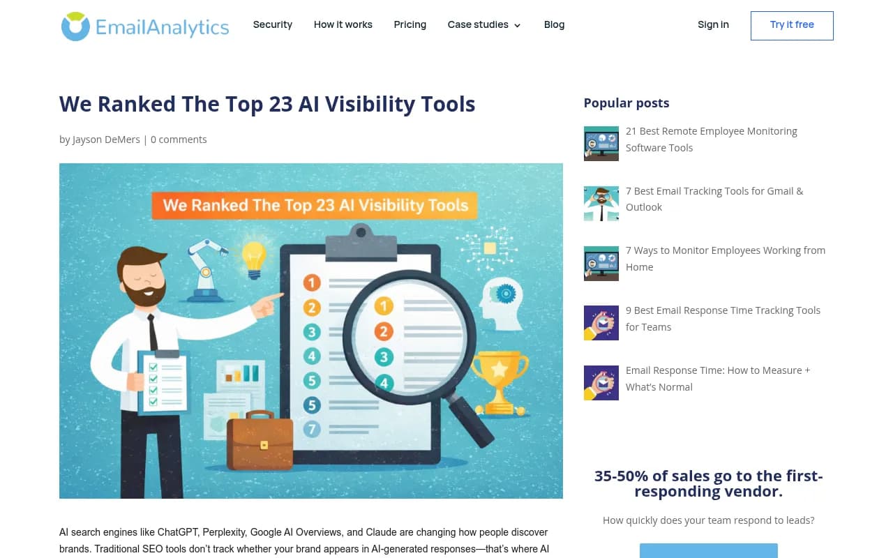 Top 23 AI visibility tools ranked by value and use case