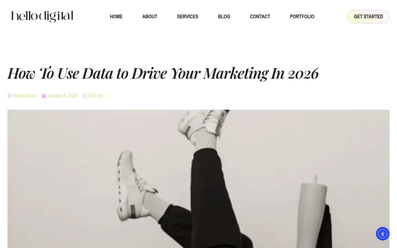 Data-driven marketing dashboard