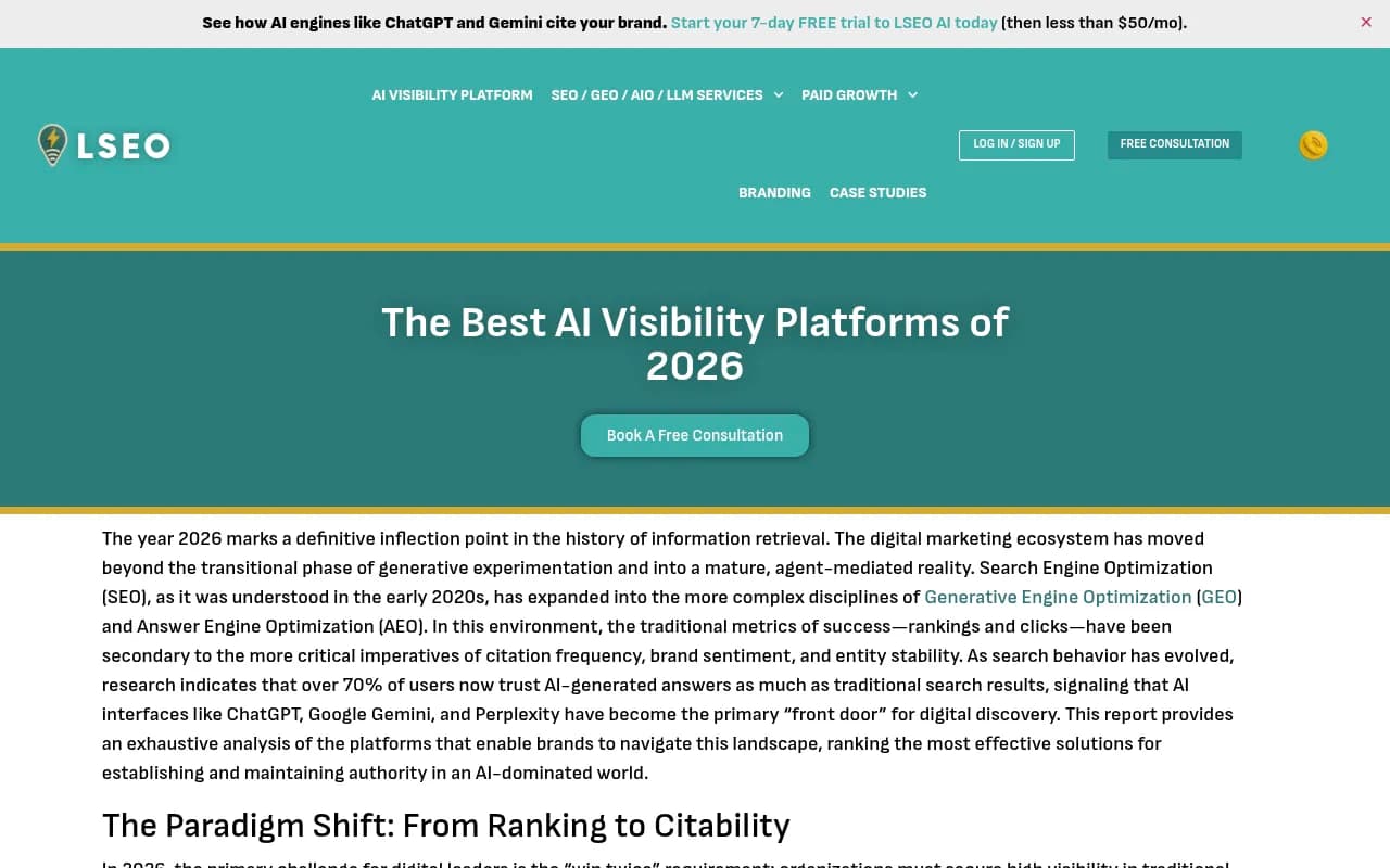 AI Visibility Platforms Overview