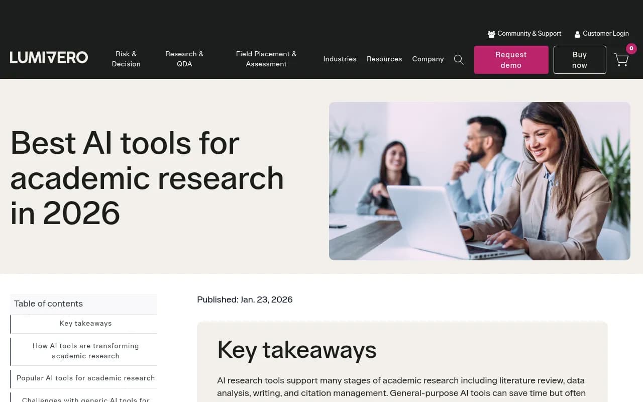 AI research tools comparison