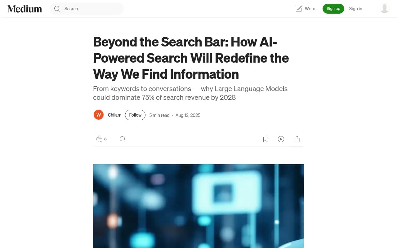 AI-powered search evolution
