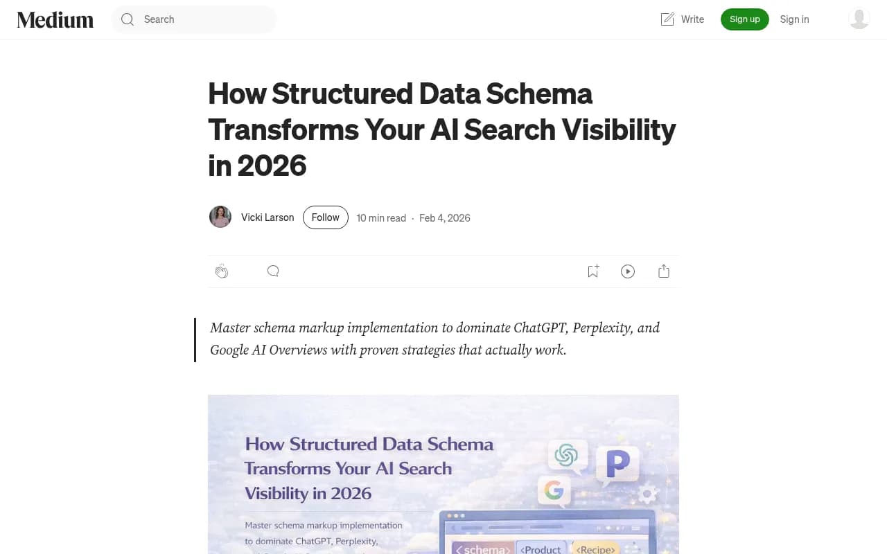 How Structured Data Schema Transforms Your AI Search Visibility in 2026