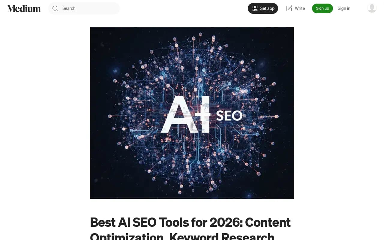 Best AI SEO Tools for 2026 breakdown from Ahrefs CMO Tim Soulo on Medium