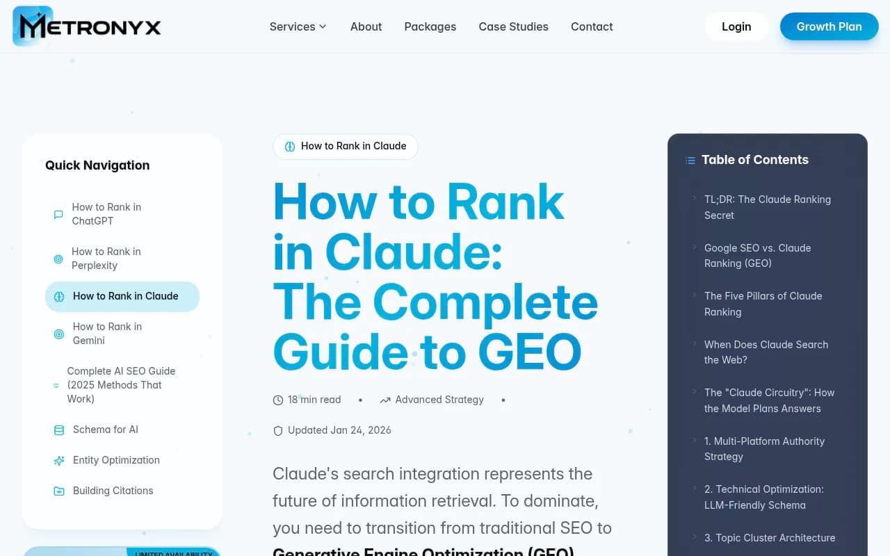 How to Rank in Claude AI