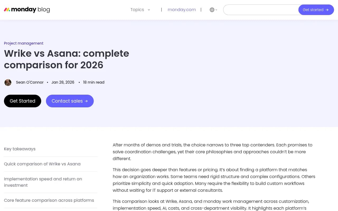 Comparison of project management platforms showing different interface approaches