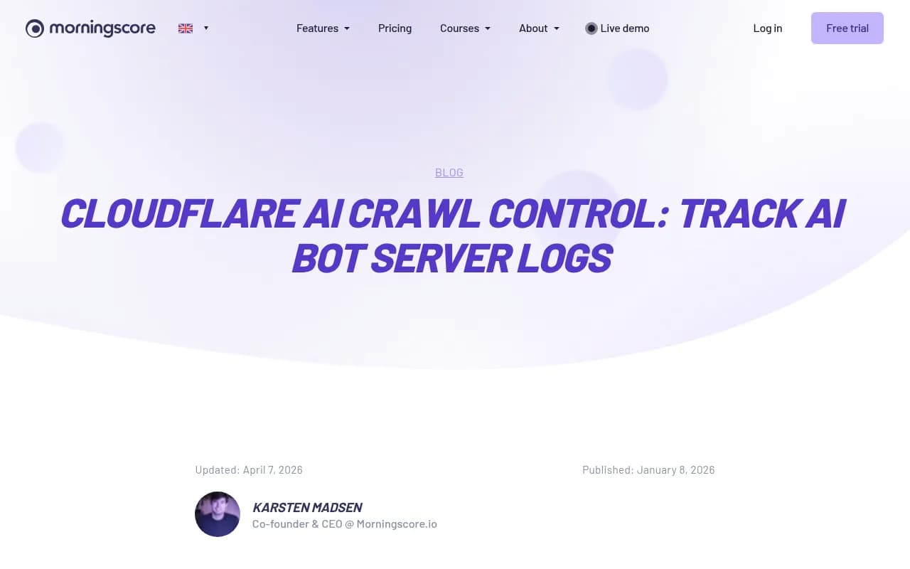 A step-by-step walkthrough of reading bot requests and referrals inside Cloudflare's AI Crawl Control dashboard