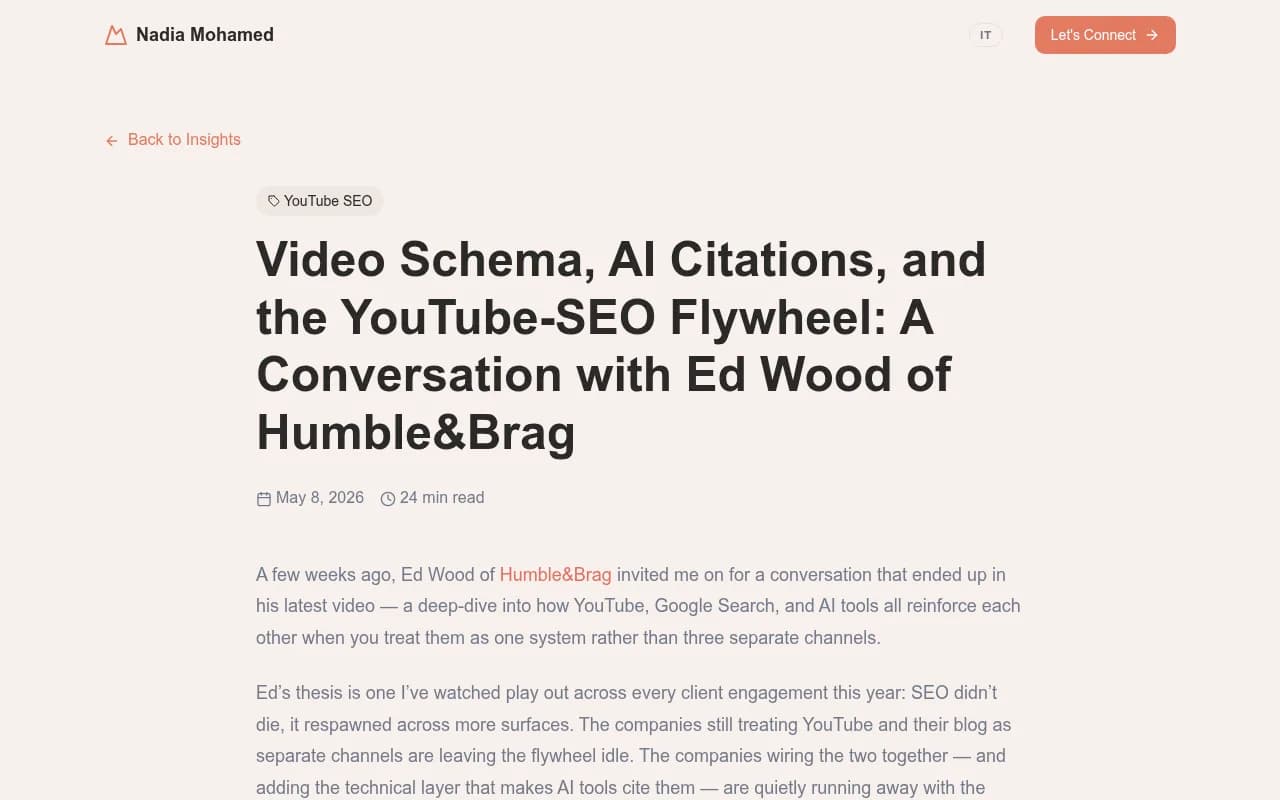 YouTube SEO for AI Citations: A Technical 2026 Guide
