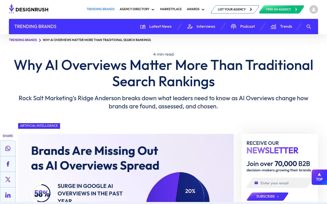 AI Overviews Are Reshaping Search Visibility for Brands