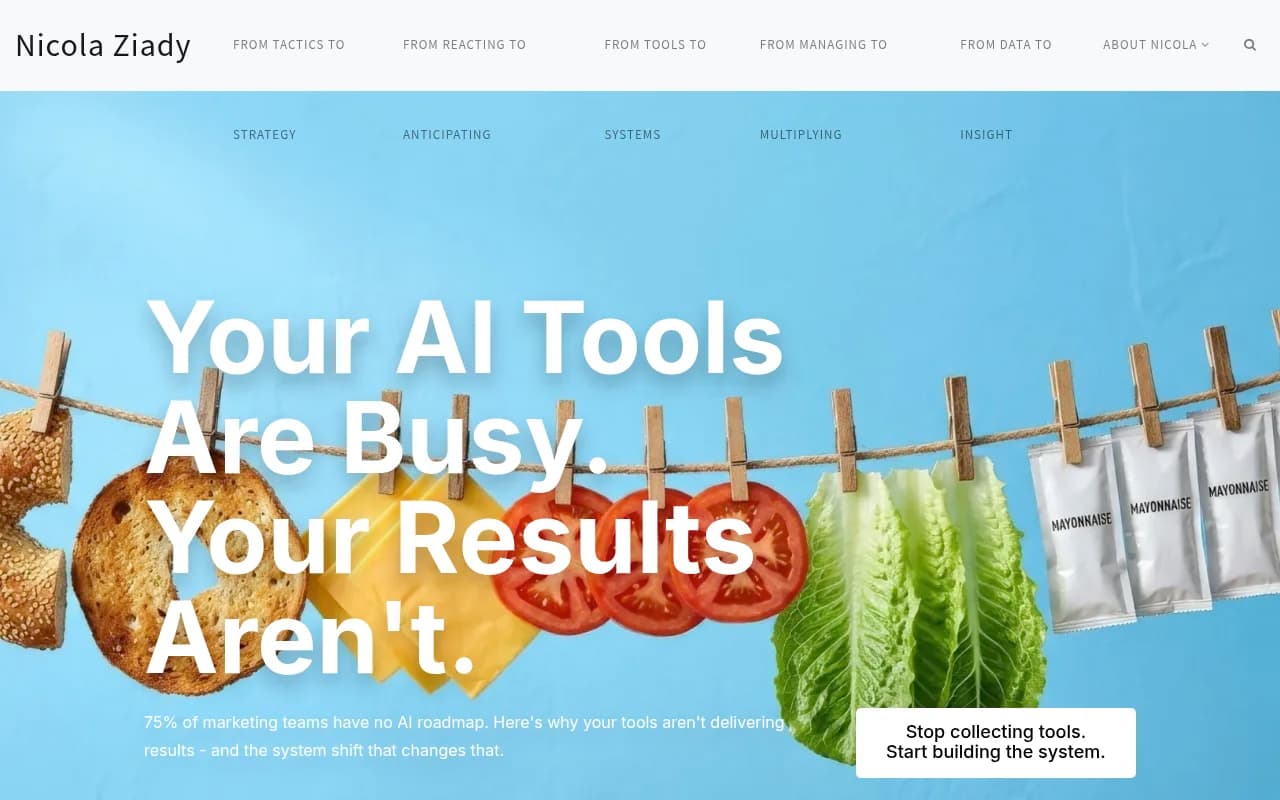 Research on why AI marketing tools aren't delivering ROI
