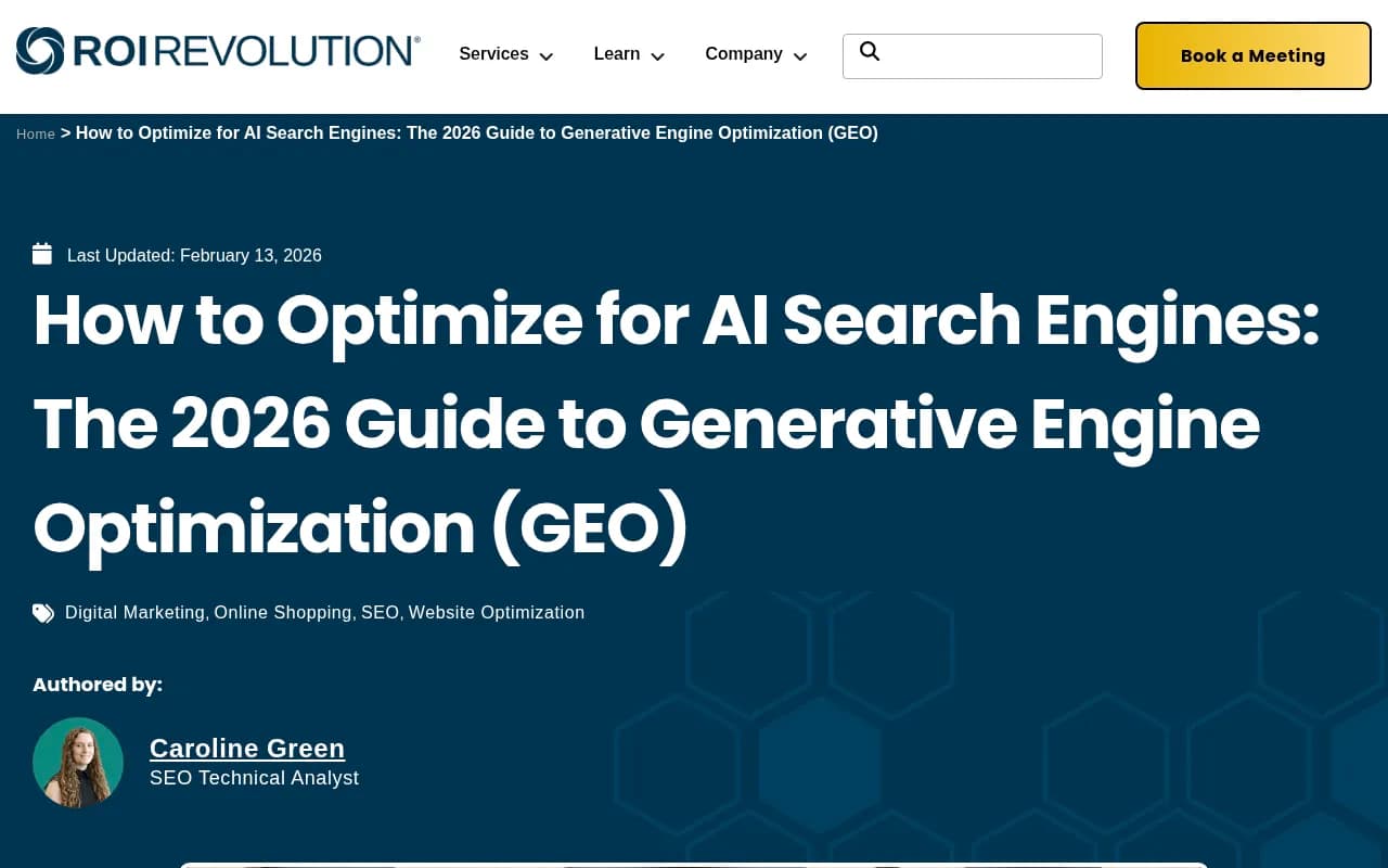 AI search visibility tracking dashboard