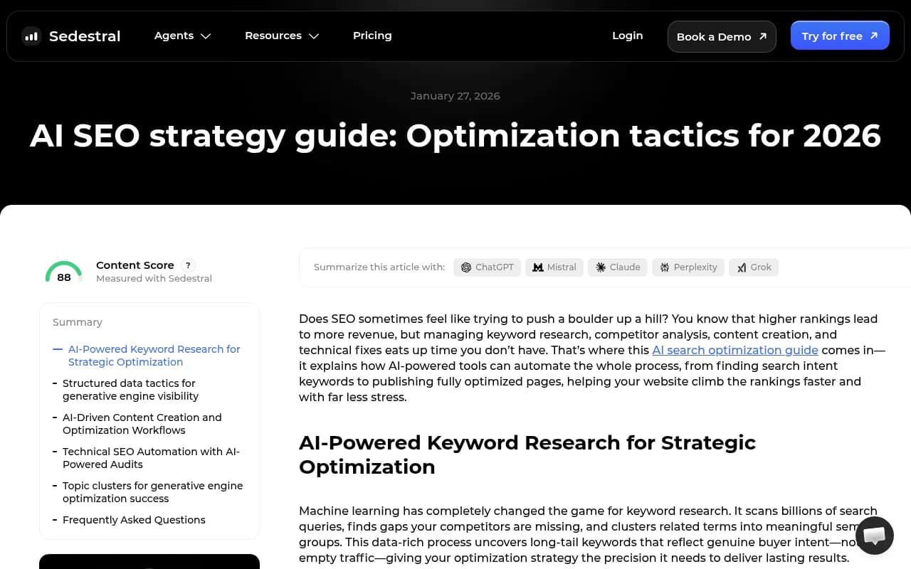 AI SEO Strategy Guide