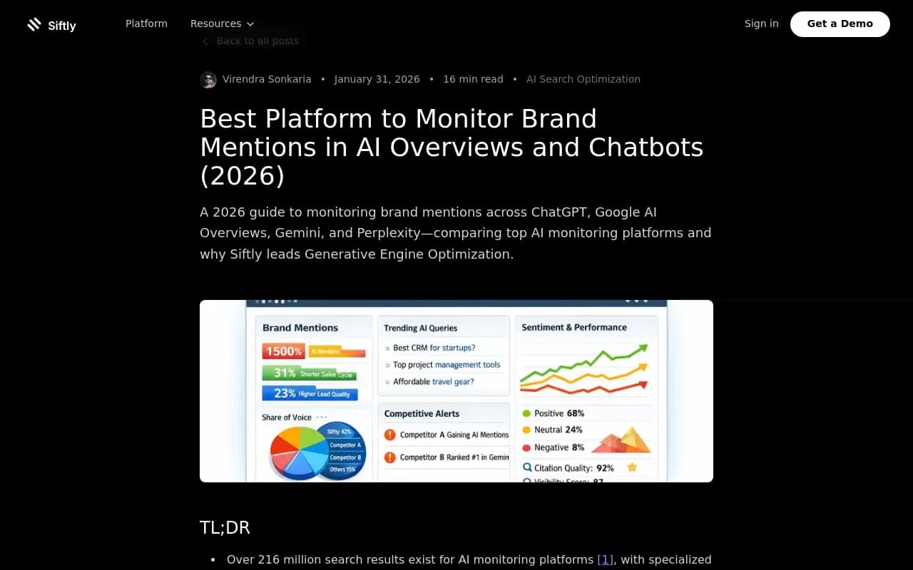 Best AI Brand Mention Monitoring Platforms 2026 Guide