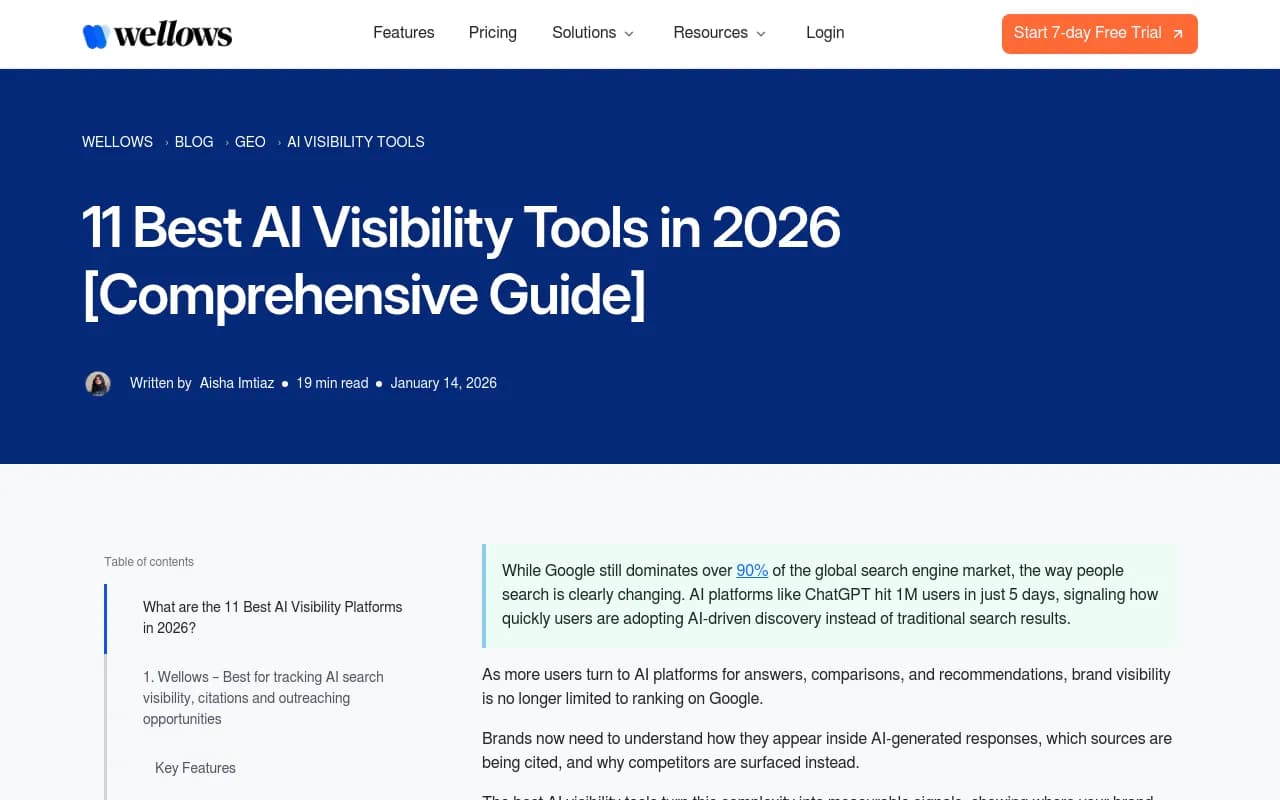 AI Visibility Platform Comparison