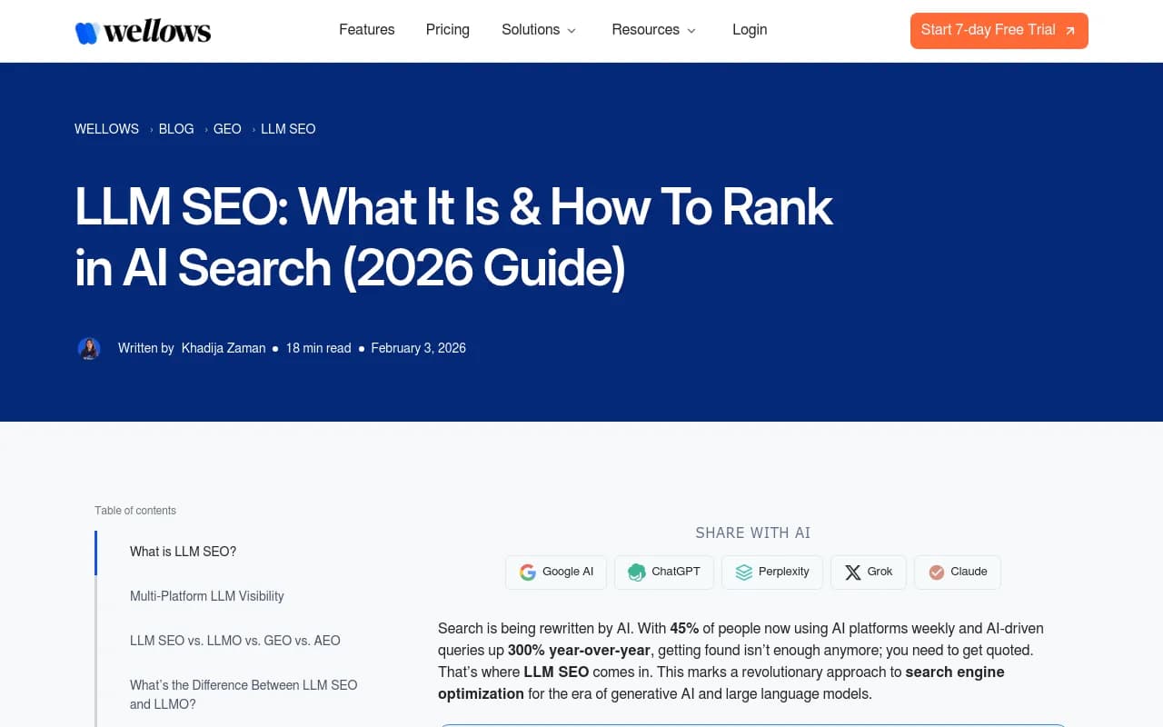 LLM SEO optimization guide