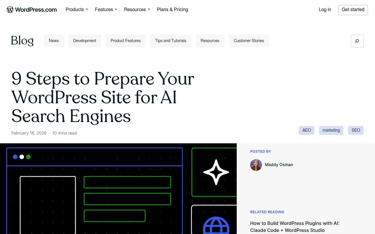 WordPress optimization guide for AI search