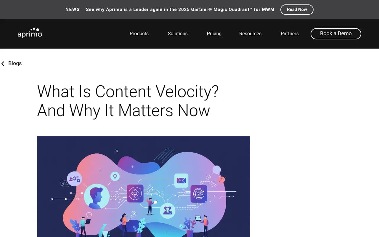 Content velocity definition and framework