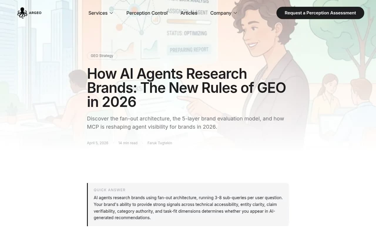 How AI agents research brands using fan-out architecture and multi-layer evaluation in 2026
