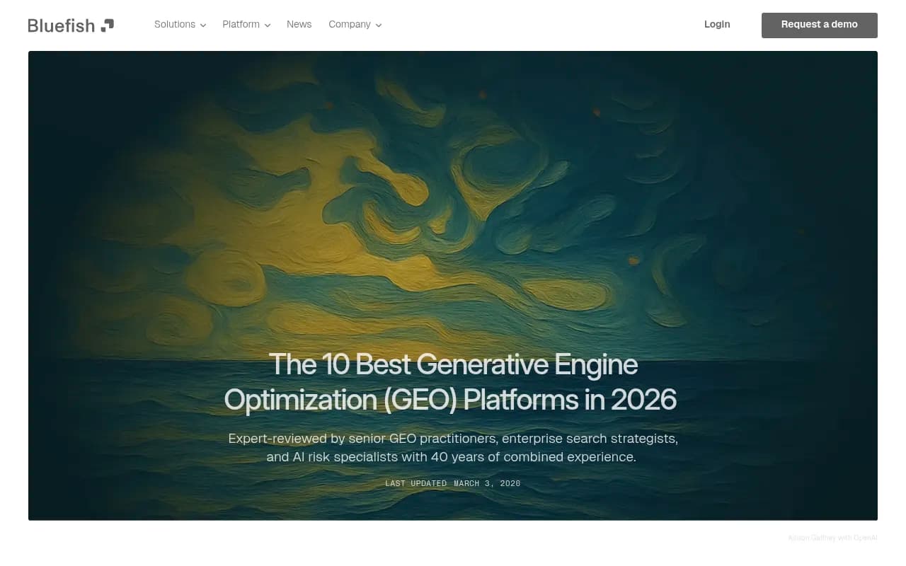 GEO platform comparison showing Promptwatch's comprehensive features