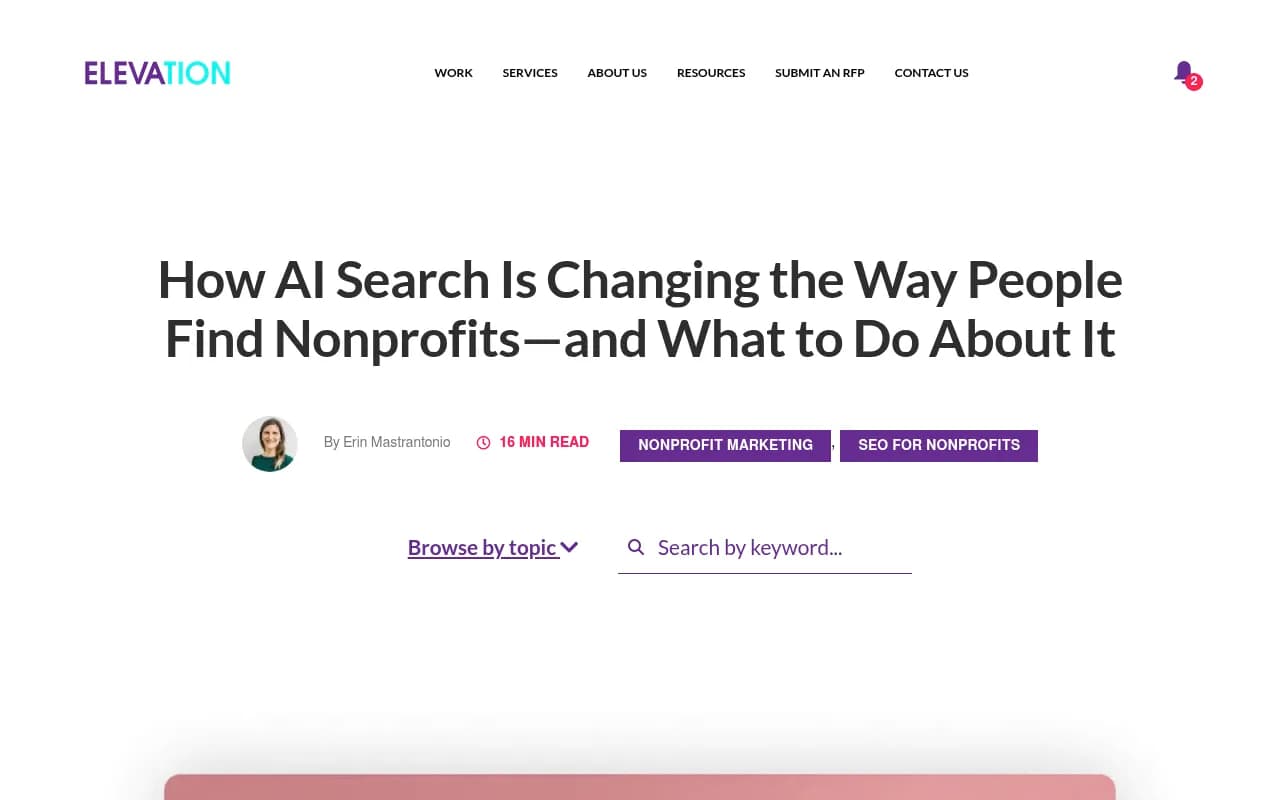 How AI search is changing nonprofit discovery