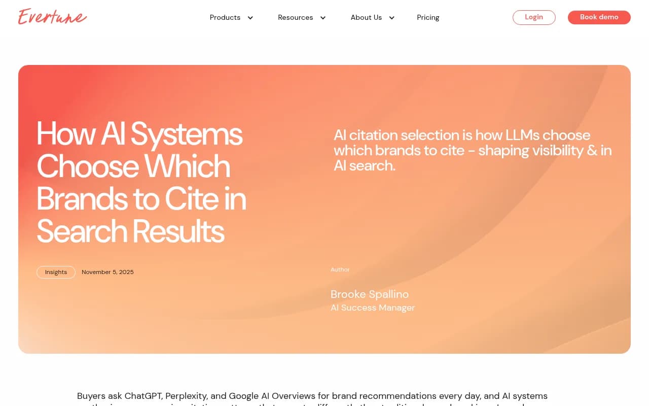 How AI Systems Choose Citations