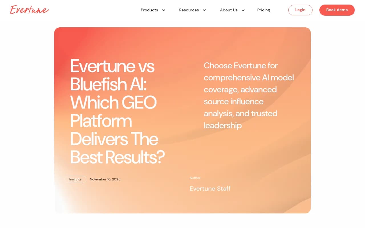 Evertune vs Bluefish AI comparison overview