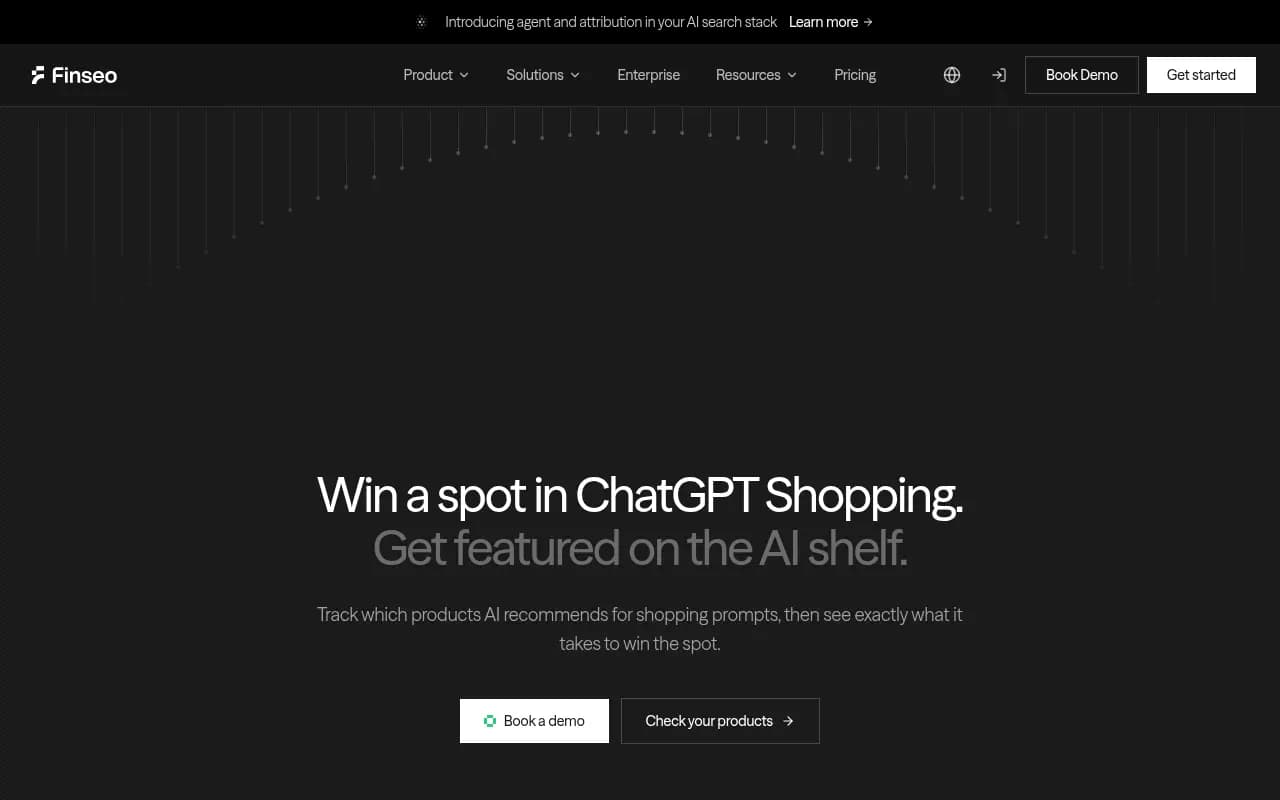 ChatGPT Shopping product tracking dashboard showing product rankings, engines, and prices across competing brands