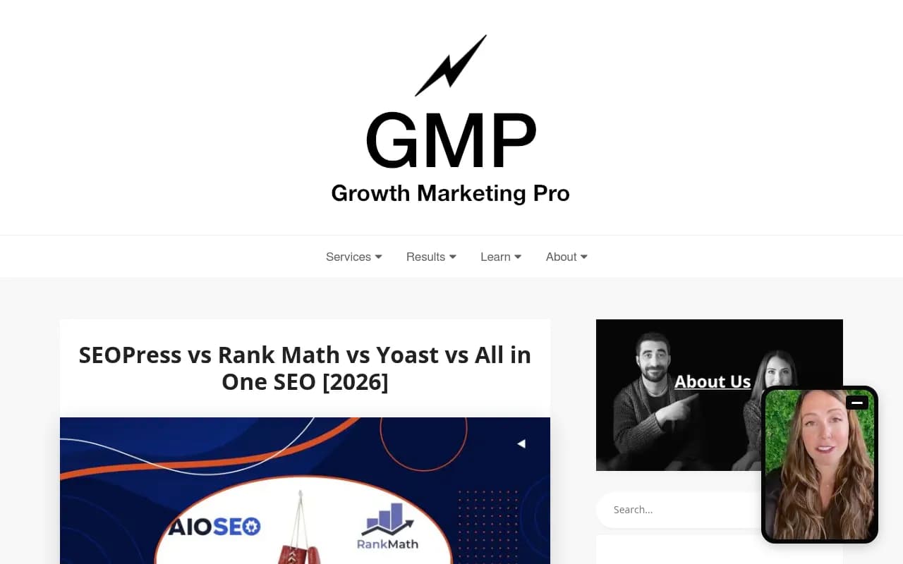 Rank Math WordPress SEO Plugin Dashboard