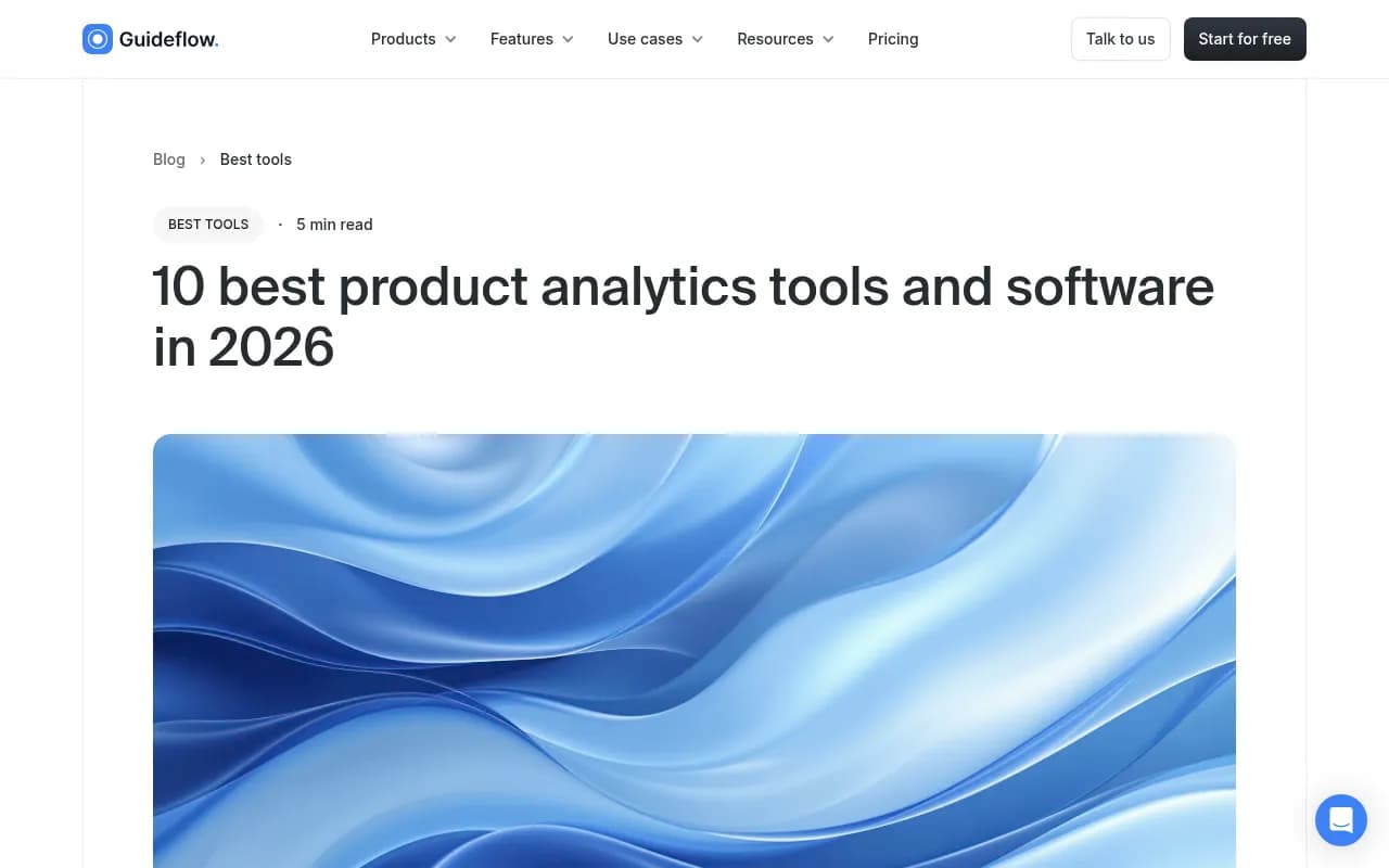 Comparison of top product analytics tools in 2026 including Amplitude, Mixpanel, PostHog, Heap, and Pendo