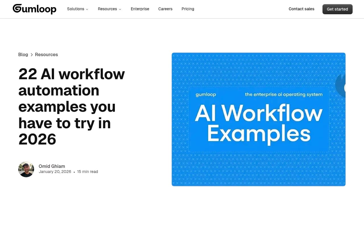 AI workflow automation examples