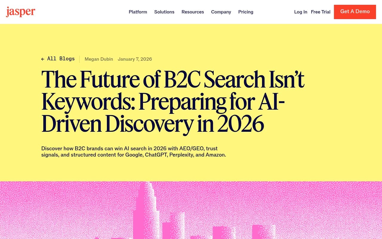 Future of B2C search and AI optimization