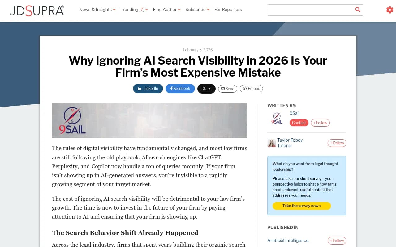 AI search visibility challenges in 2026