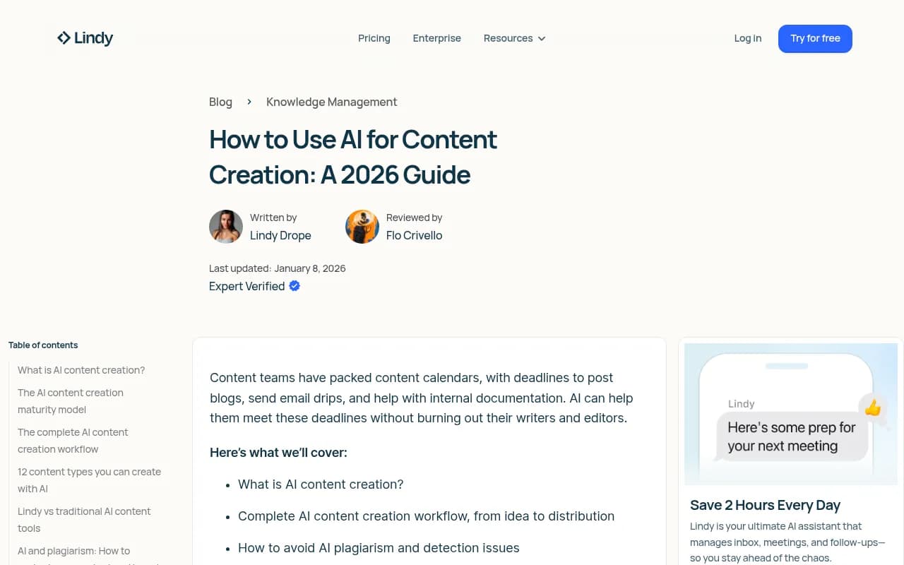 AI content creation workflow guide