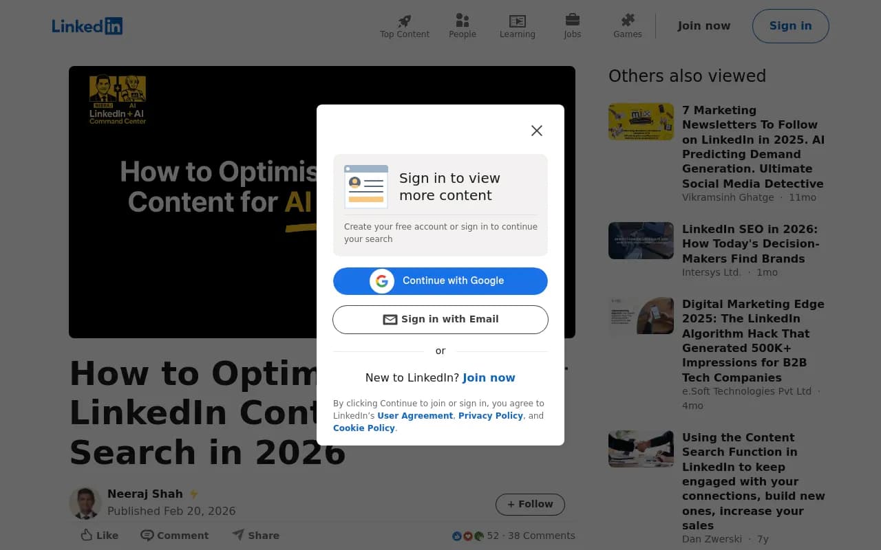 How to optimize LinkedIn content for AI search in 2026 - overview of key strategies