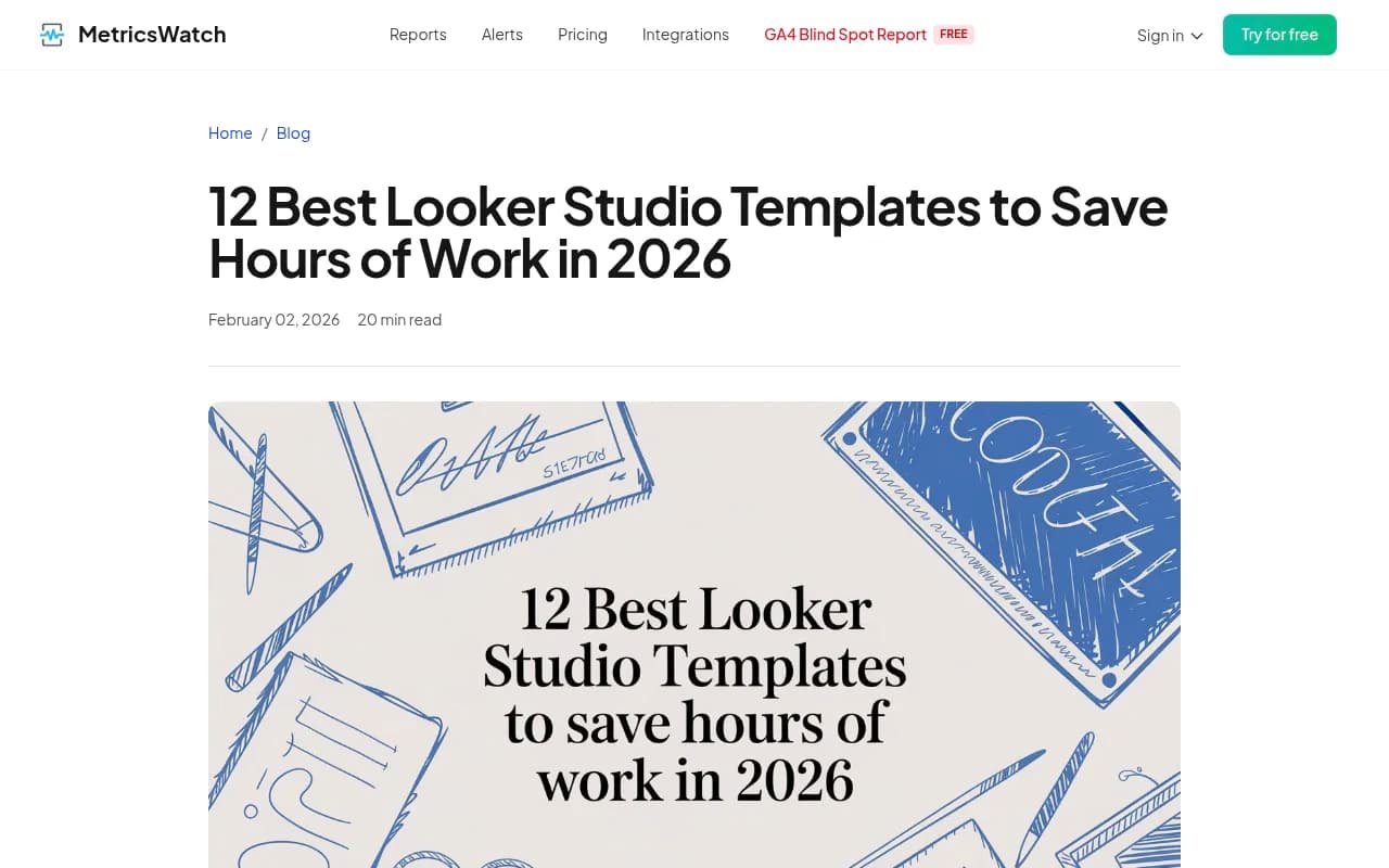 Google Looker Studio Report Gallery and template examples