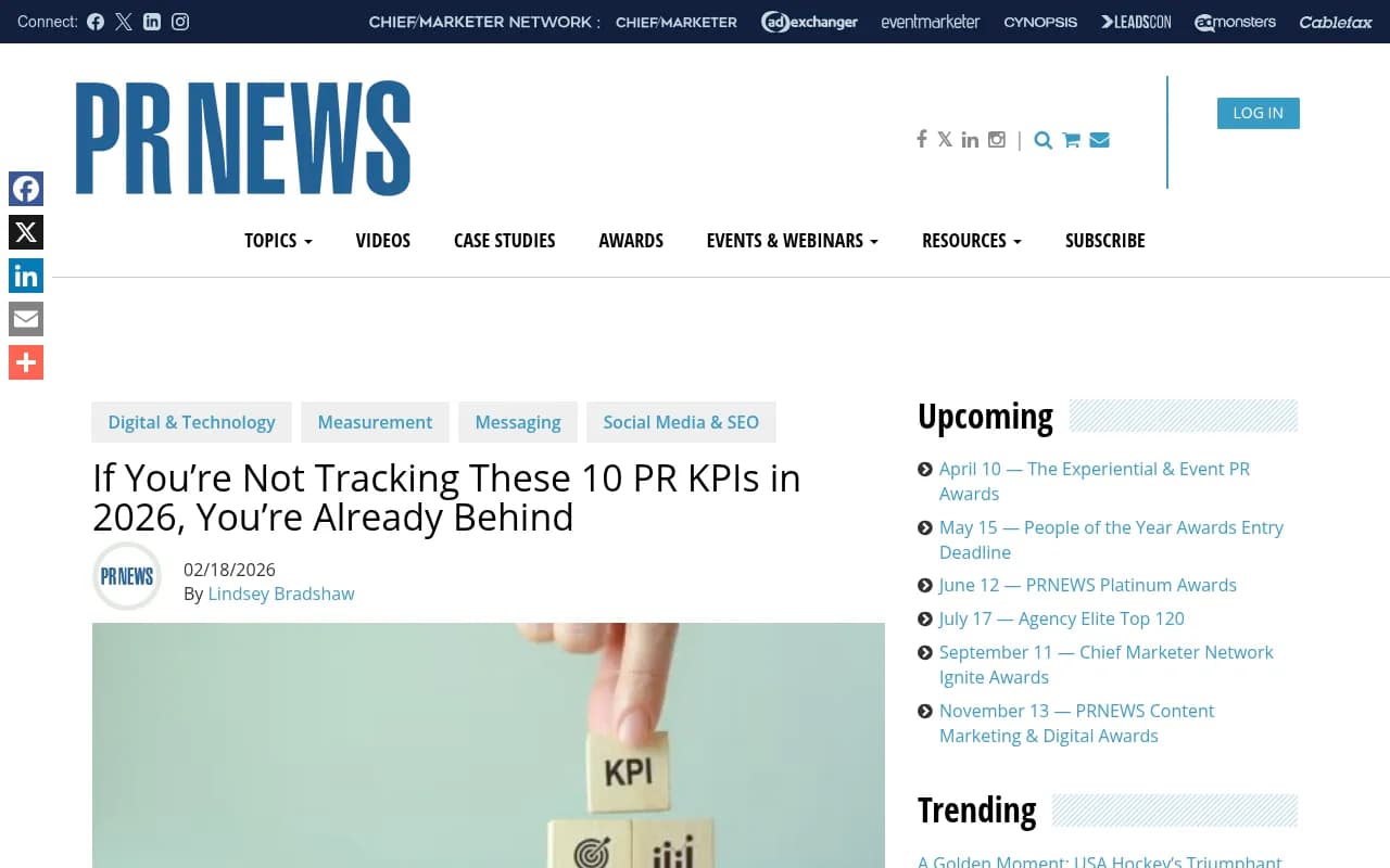 PR KPIs and brand monitoring metrics overview for 2026