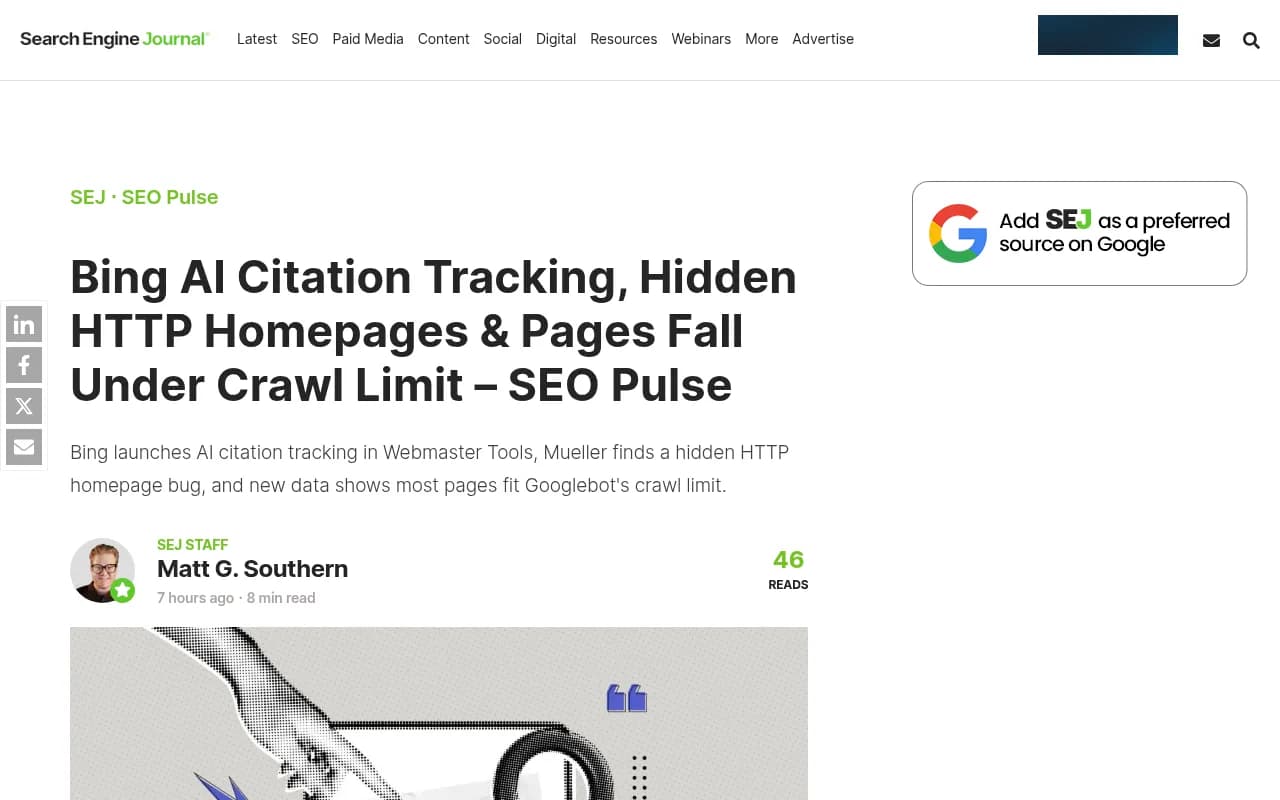 Bing Webmaster Tools AI Performance dashboard