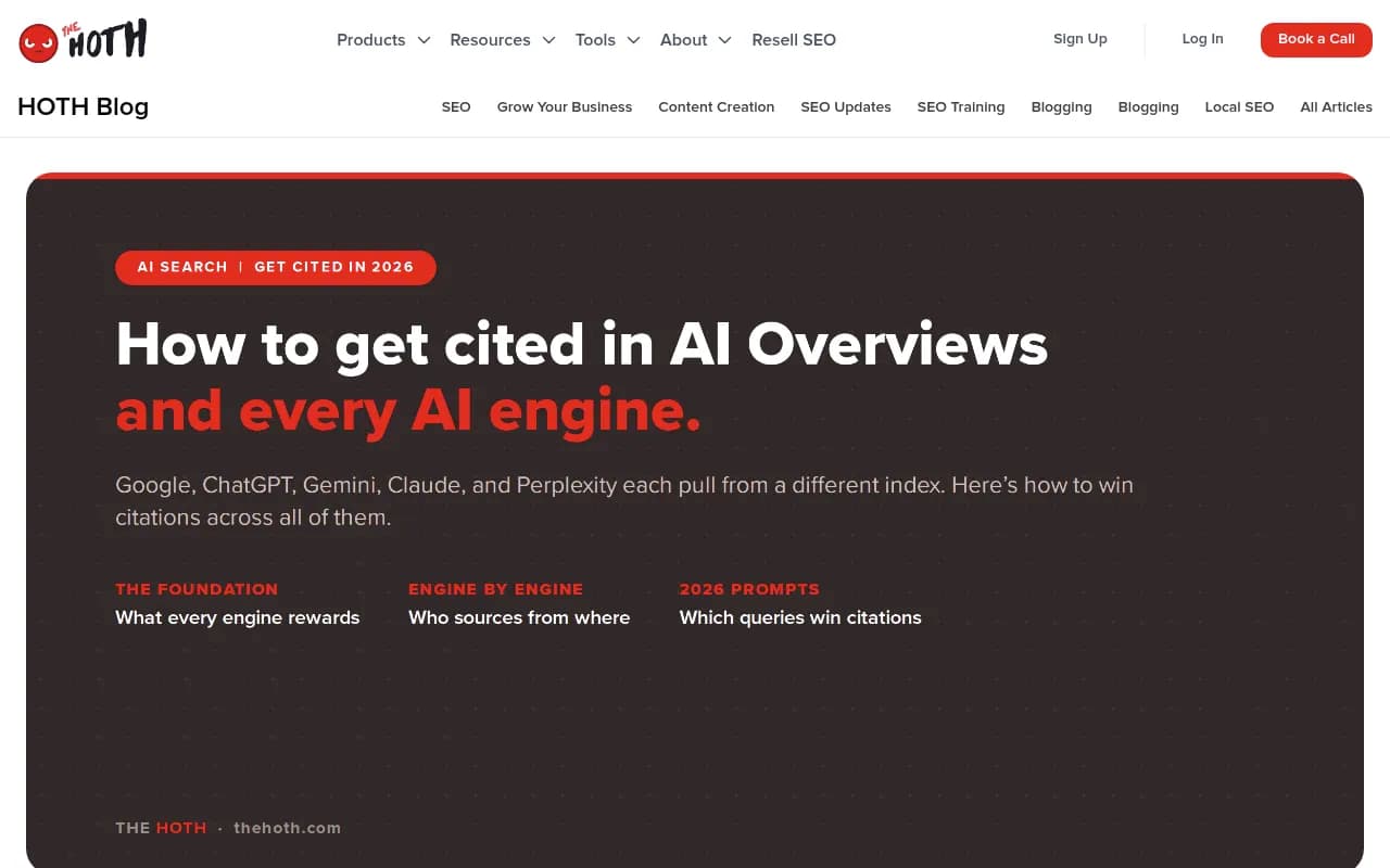 The HOTH's engine-by-engine guide to getting cited in AI Overviews