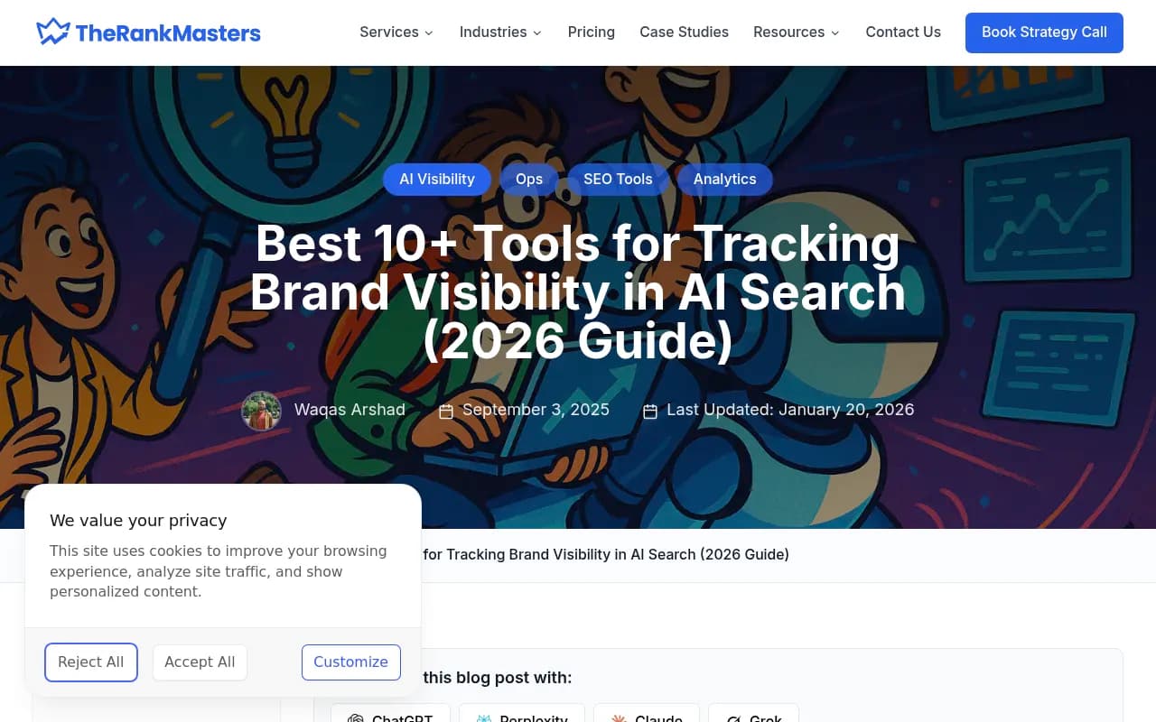 AI visibility tracking comparison