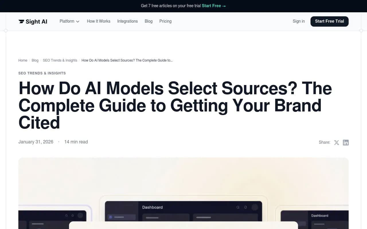 How AI Models Select Sources