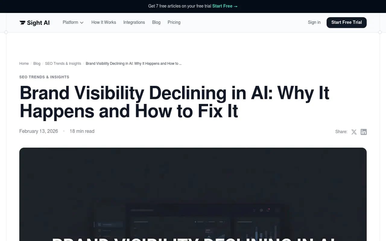 Brand visibility in AI search: why traditional SEO dominance no longer guarantees discovery in AI-generated answers