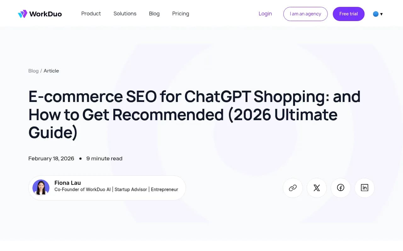 ChatGPT shopping and ecommerce AI visibility guide overview