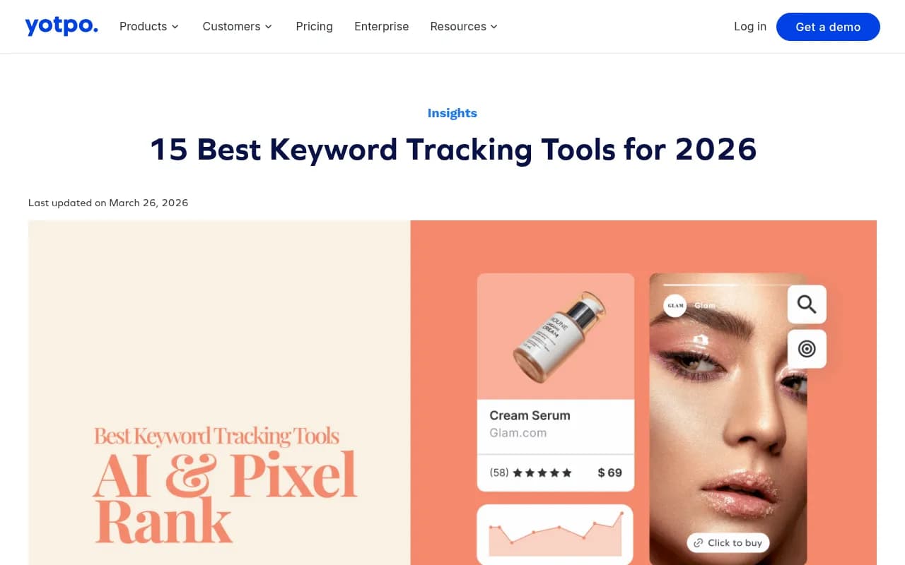 Overview of keyword tracking tools and AI visibility trends in 2026