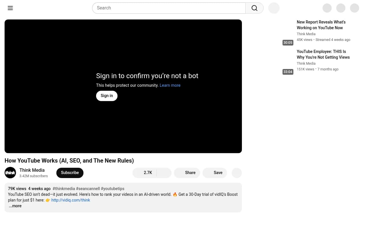 YouTube SEO strategies for AI visibility