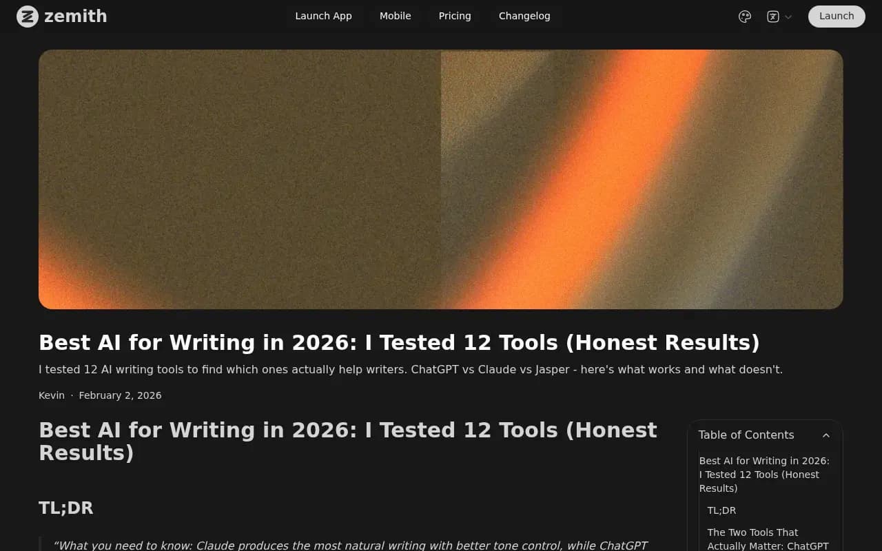 AI writing tools comparison showing feature differences across platforms
